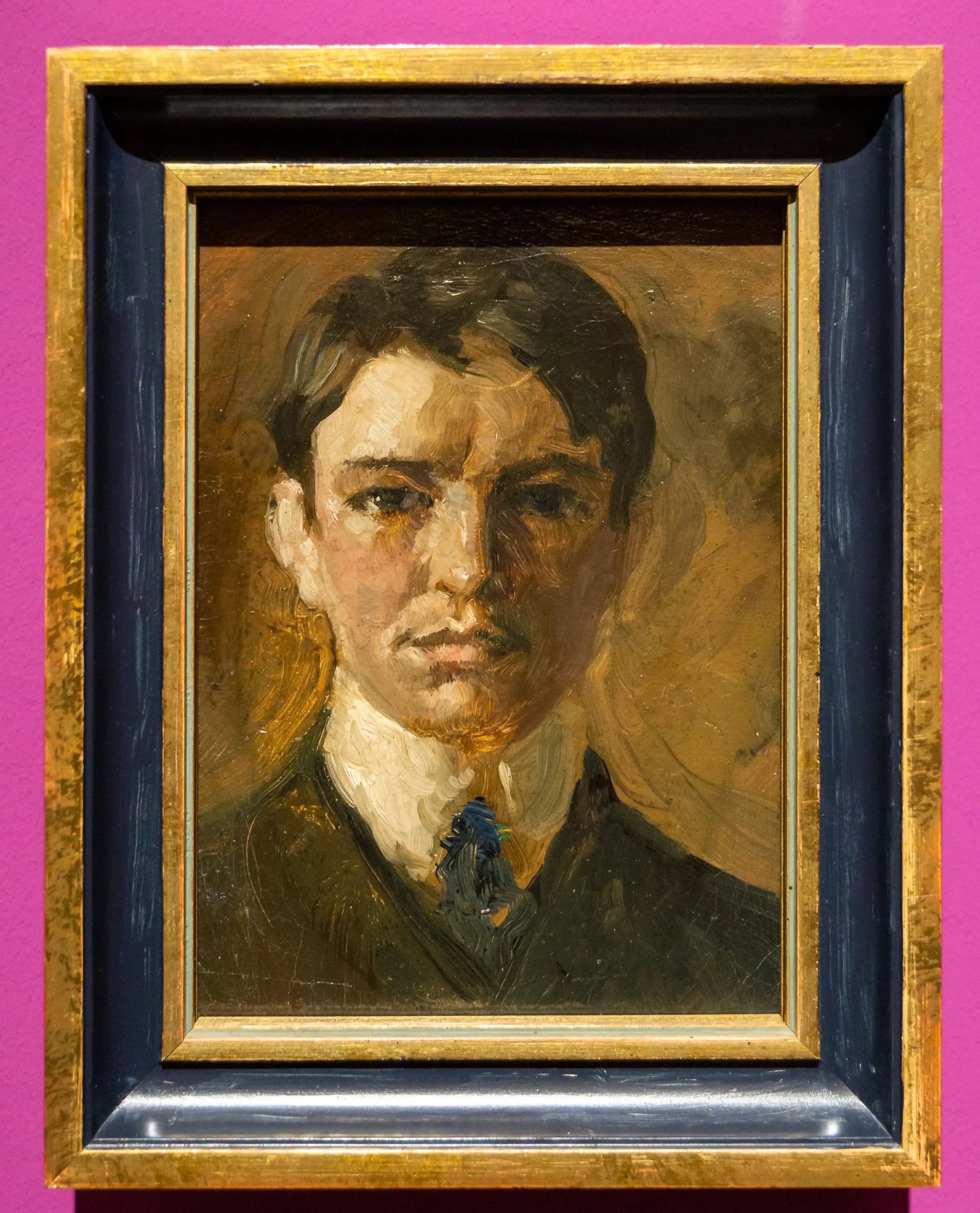 Reproduction du tableau « Autoportrait, 1907 - August Macke » par Alpha Reproduction en peinture à l’huile