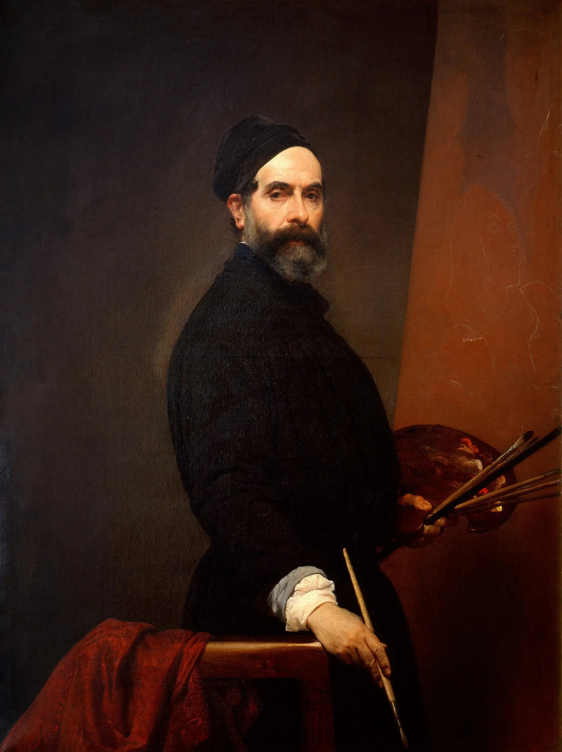 Autorretrato aos 57 anos - Francesco Hayez