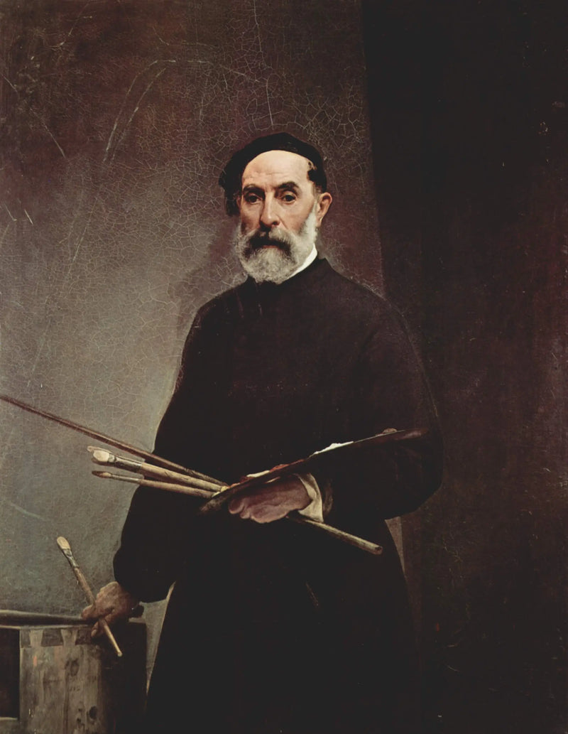 Autorretrato aos 69 anos - Francesco Hayez