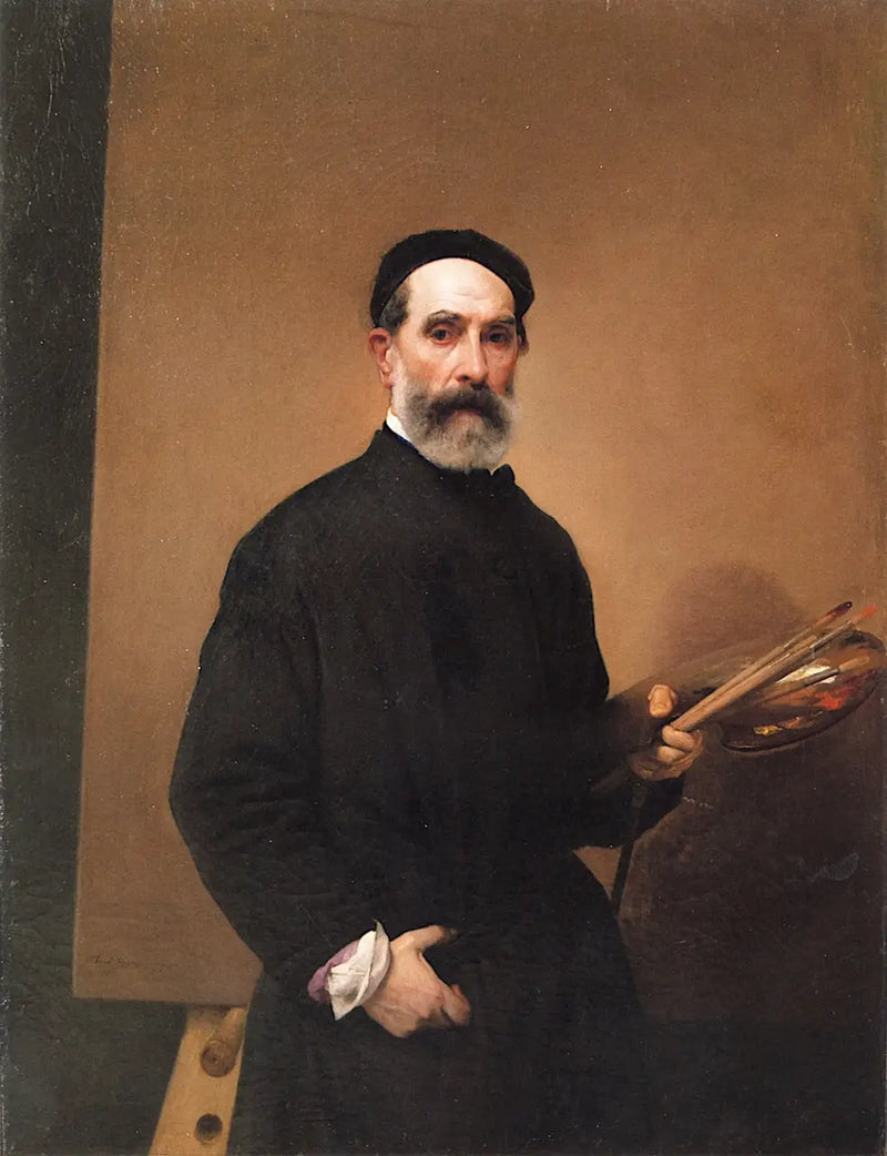 Autorretrato aos 71 anos - Francesco Hayez