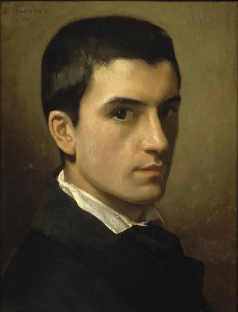 Autorretrato aos 17 anos - Léon Bonnat