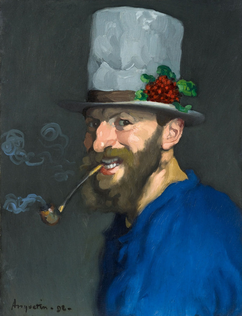 Autorretrato com cachimbo - Louis Anquetin