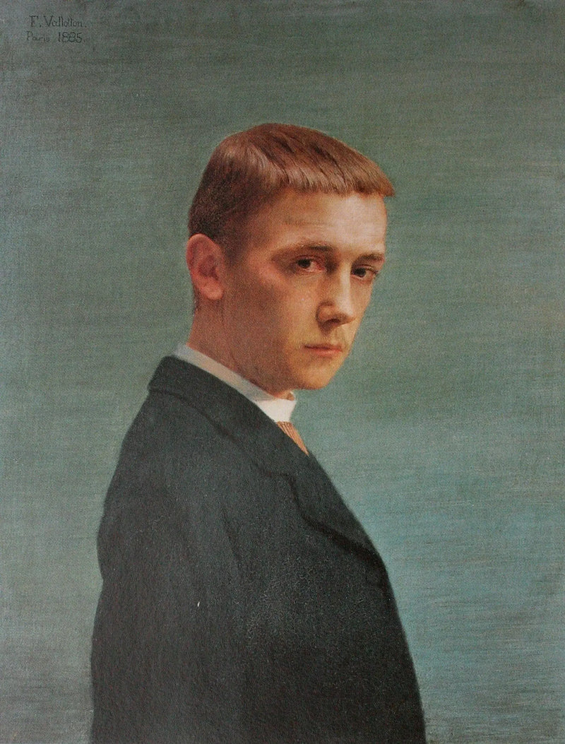 Auto-retrato aos vinte anos - Félix Vallotton