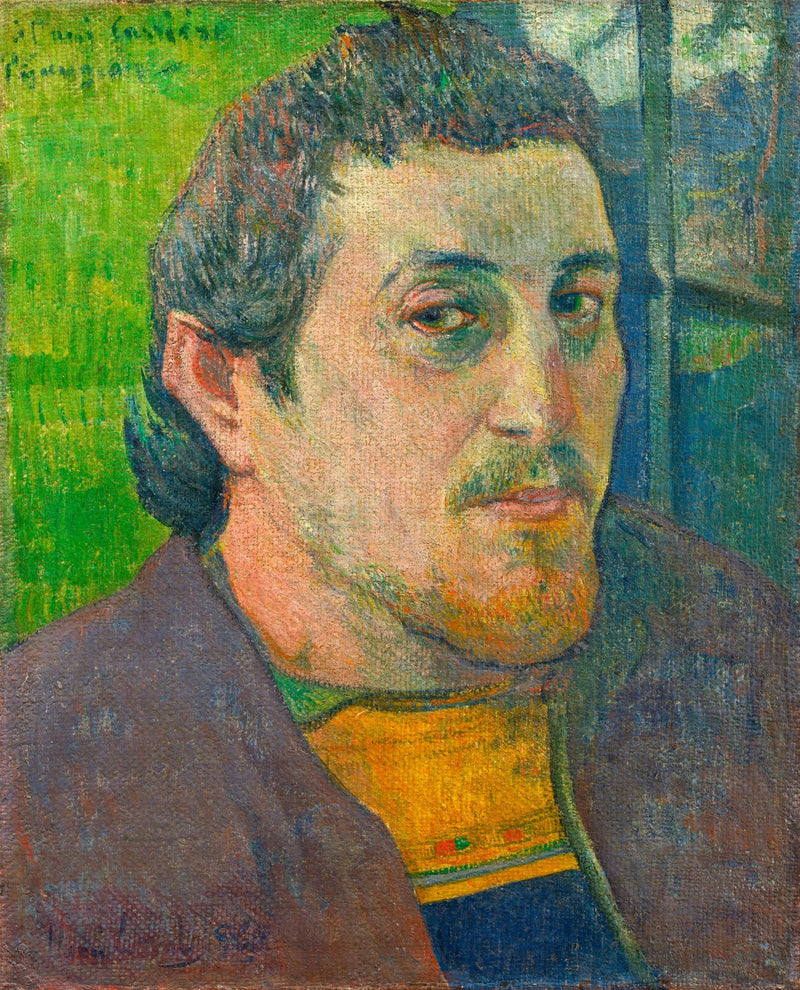 Autorretrato com o amigo Carrière - Paul Gauguin