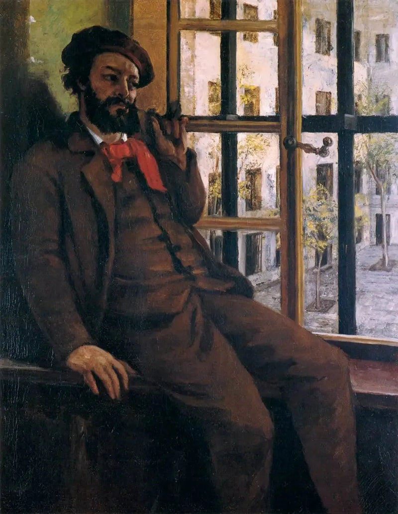 Autorretrato em Sainte-Pélagie - Gustave Courbet