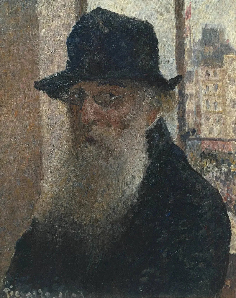 Autorretrato com chapéu - Camille Pissarro