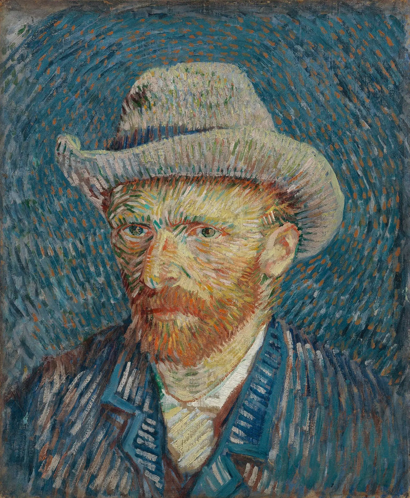 Autorretrato com chapéu de feltro - Vincent van Gogh