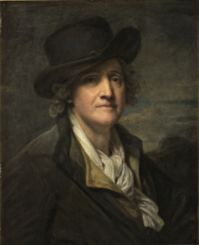 Autorretrato com chapéu - Jean-Baptiste Greuze