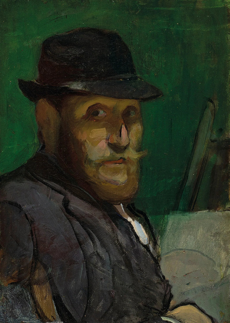 Autorretrato com cavalete - Louis Anquetin