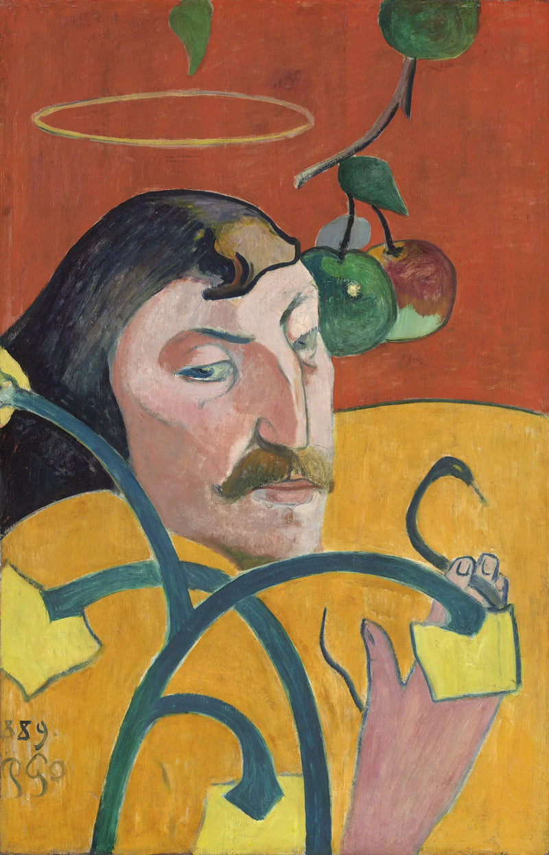 Autorretrato com Nimbe - Paul Gauguin