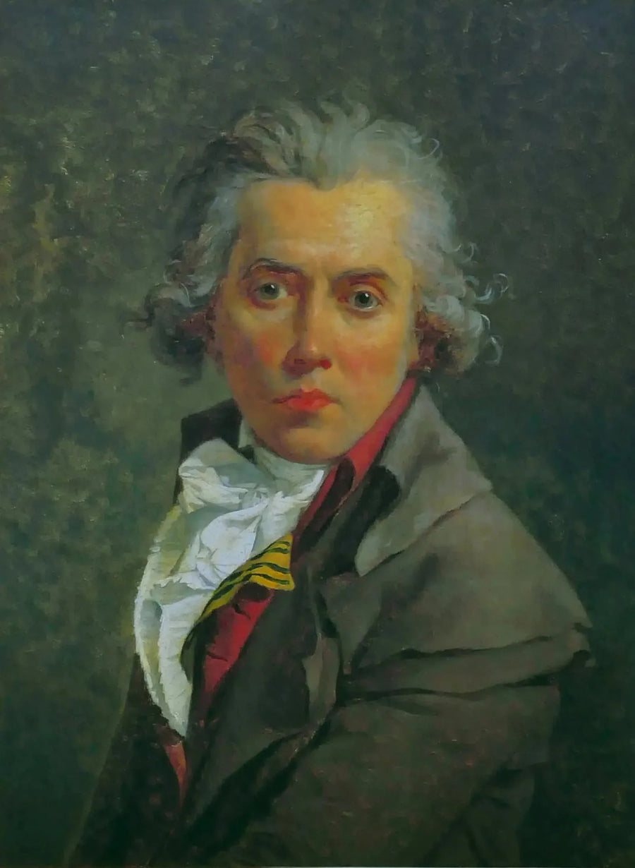Autorretrato com três prendedores - Jacques-Louis David