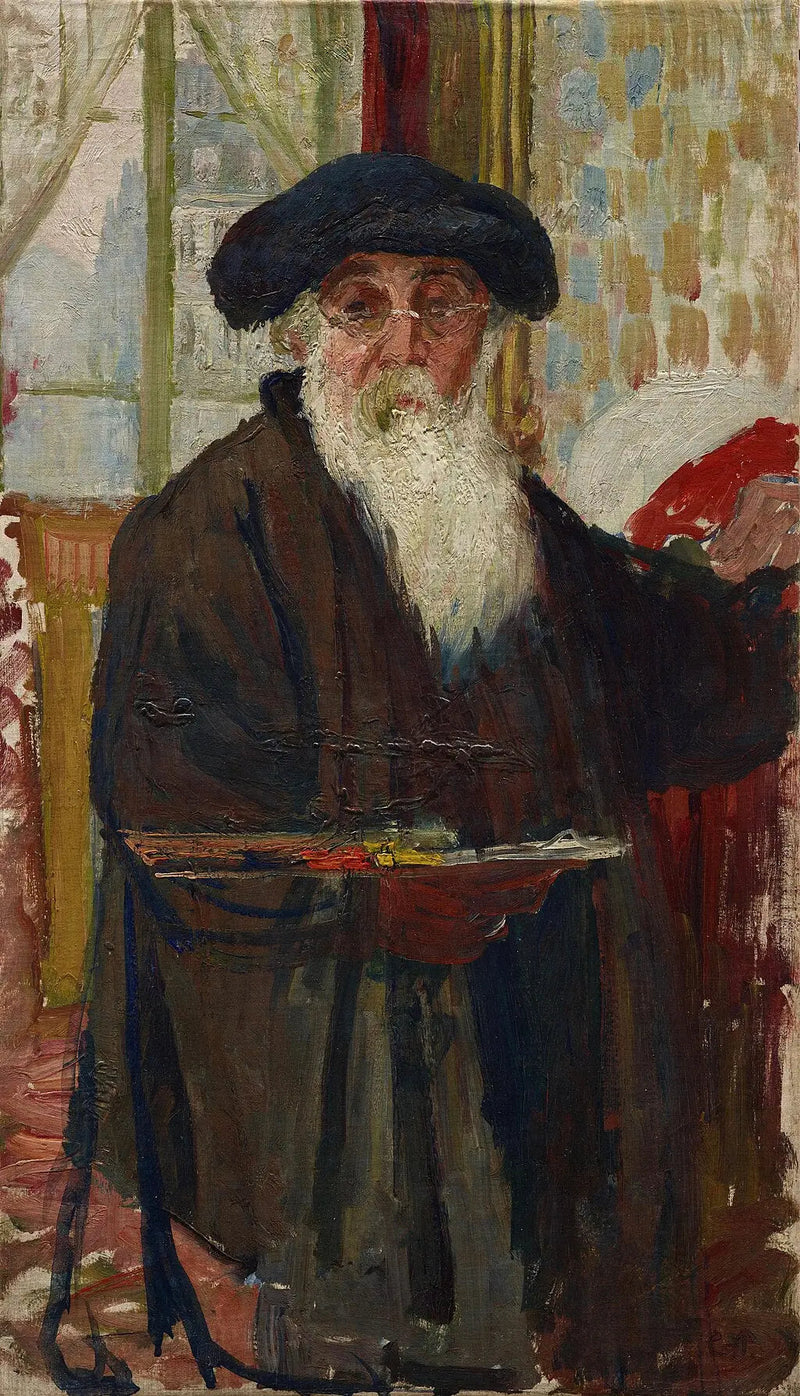 Autorretrato com paleta - Camille Pissarro
