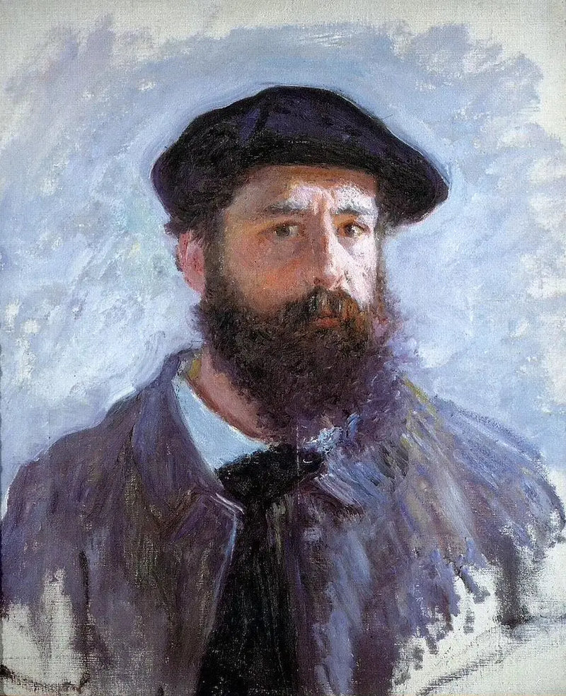 Auto retrato com boina - Claude Monet