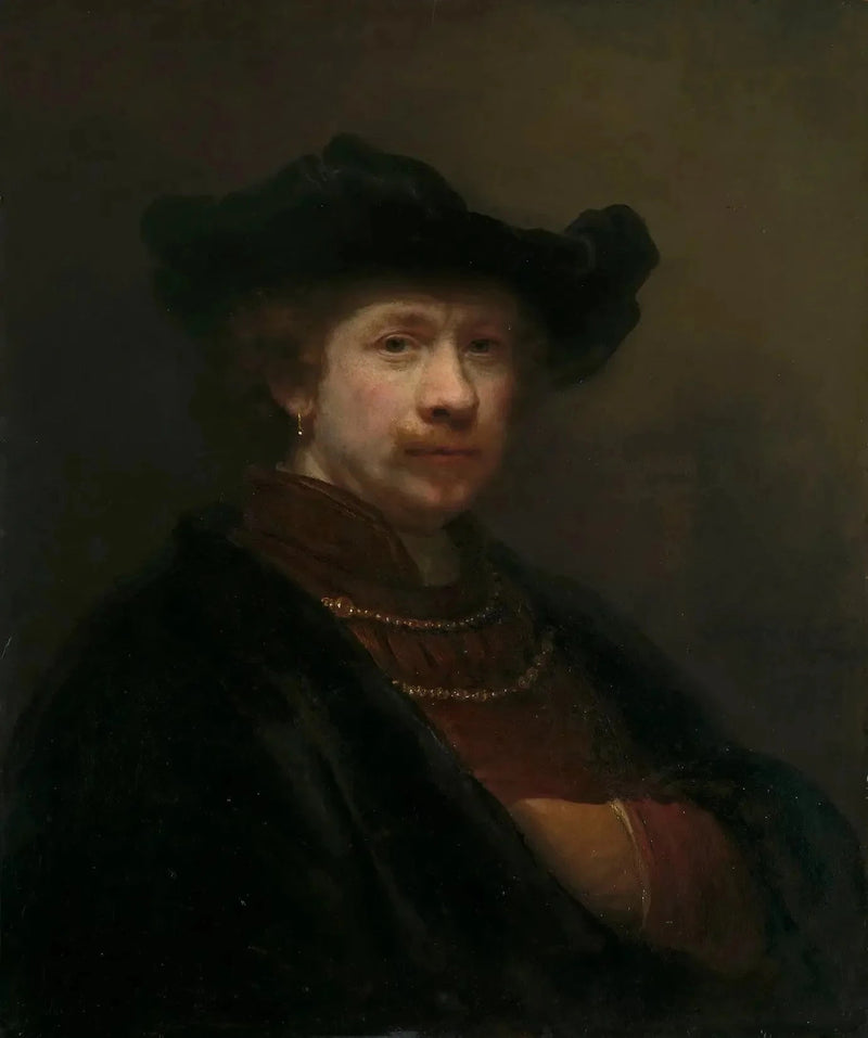 Retrato do artista, pintado em 1641 - Rembrandt