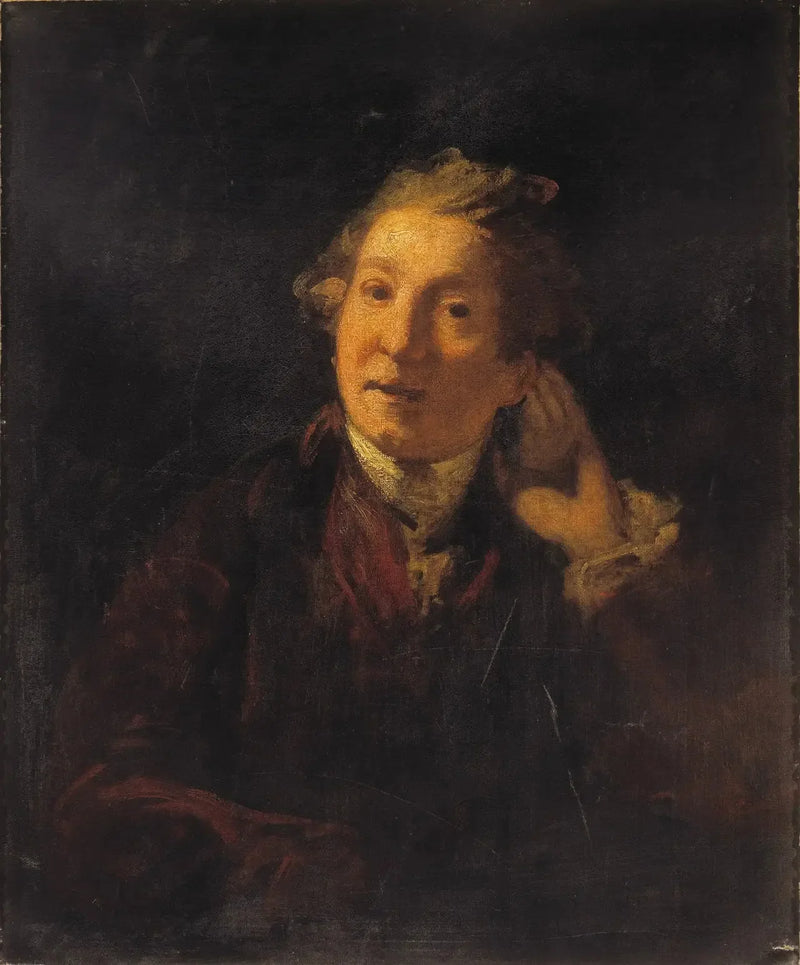 Autorretrato do artista como homem surdo - Joshua Reynolds