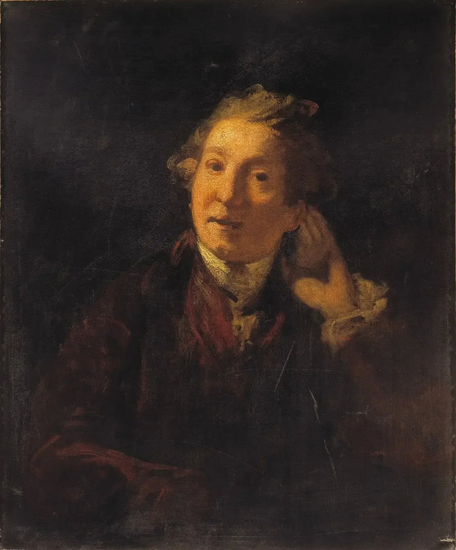 Autorretrato do artista como homem surdo - Joshua Reynolds