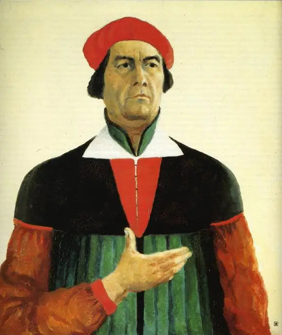 Autorretrato de Malévitch de 1933 - Kazimir Malevich