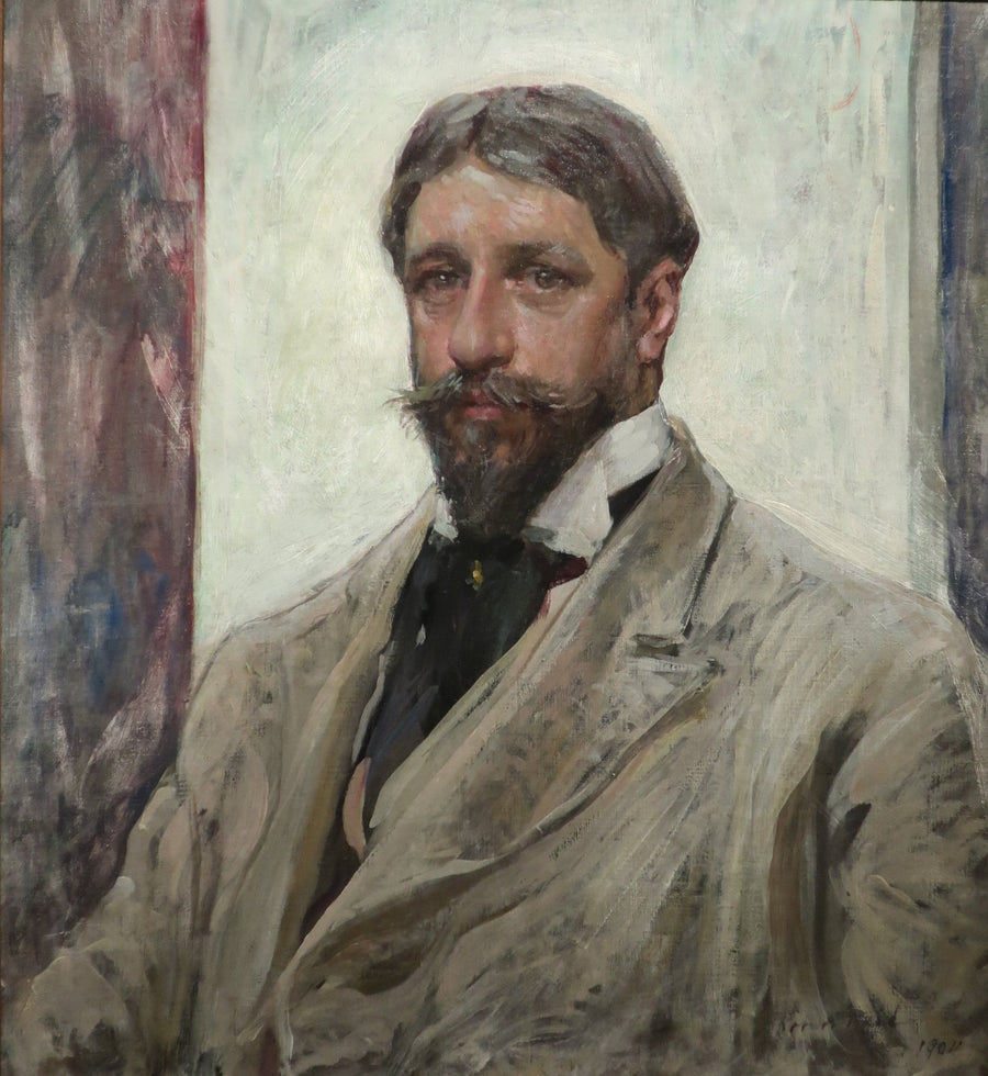 Autorretrato de Robert Lewis Reid - Robert Lewis Reid