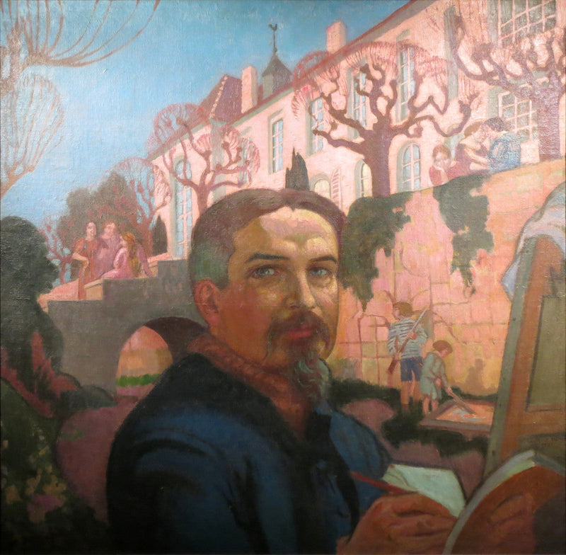Autorretrato diante do Priorado - Maurice Denis