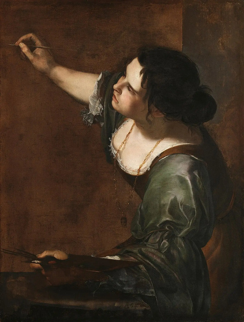 Autorretrato em alegoria da pintura - Artemisia Gentileschi