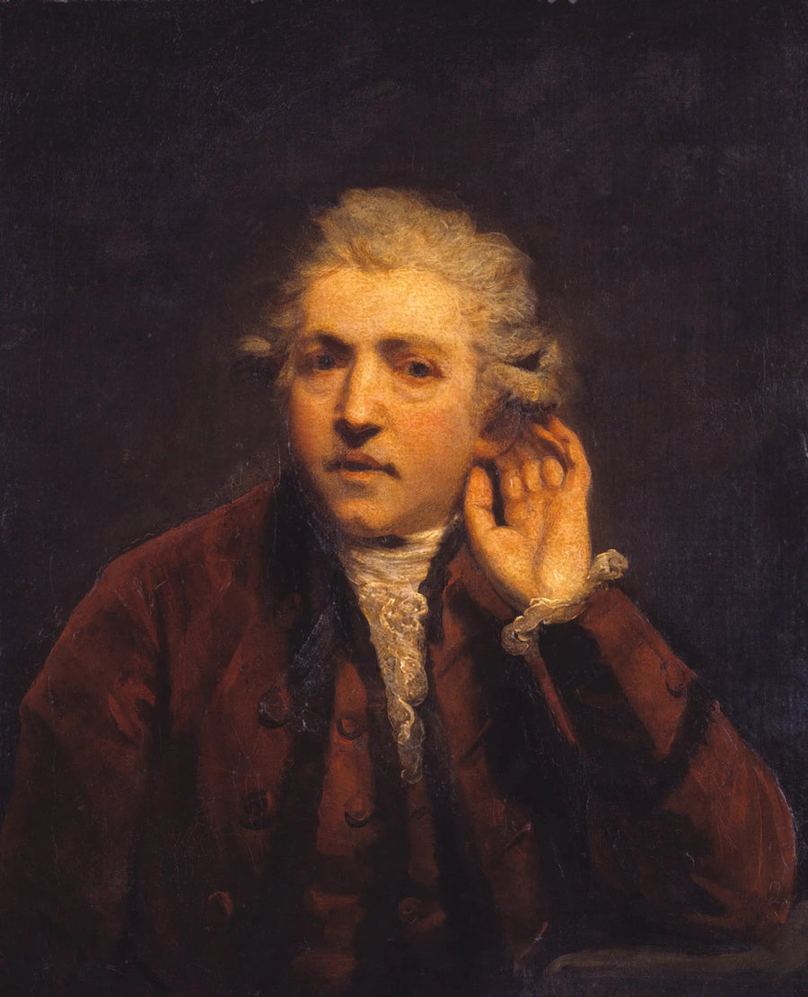 Auto-retrato de um homem surdo - Joshua Reynolds