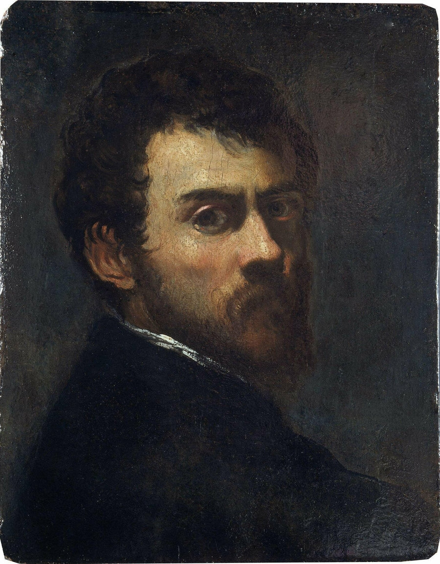 Autorretrato de jovem homem - Jacopo Tintoretto