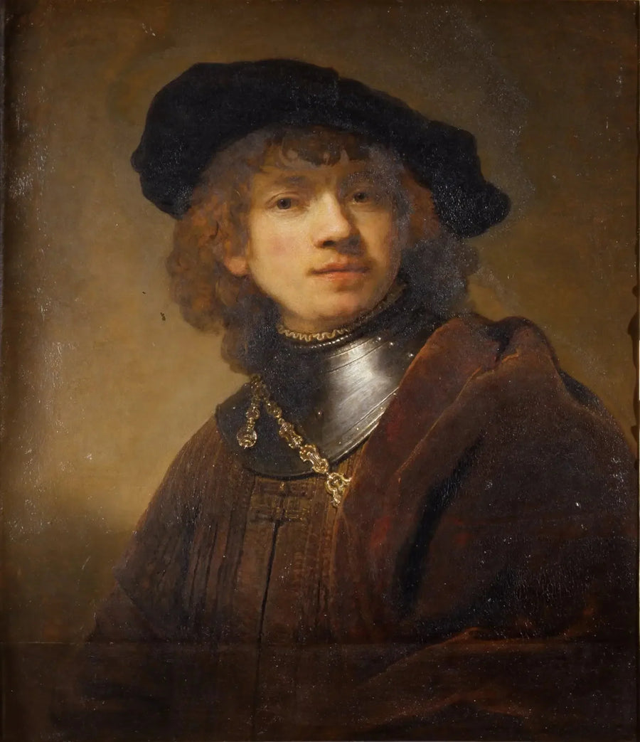 Autorretrato em jovem - Rembrandt
