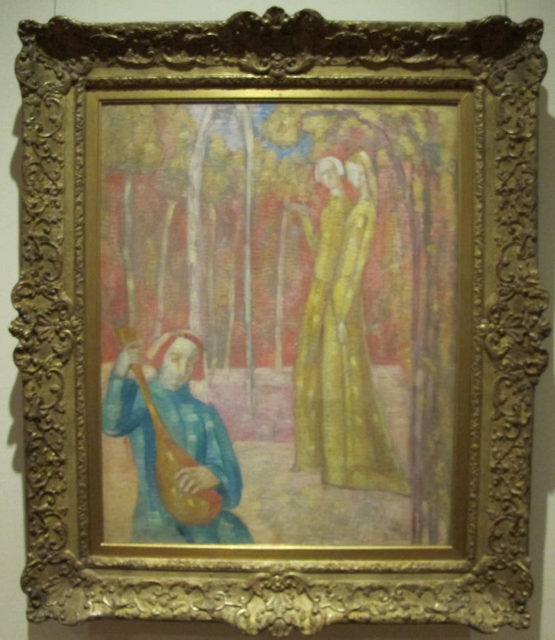 Autorretrato em trovador - Émile Bernard