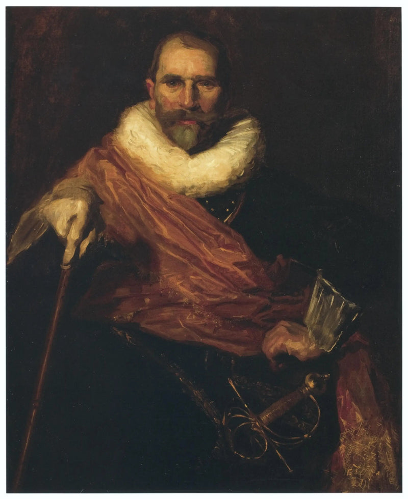 Autorretrato vestido de Johan Claesz Loo por Frans Hals - William Merritt Chase