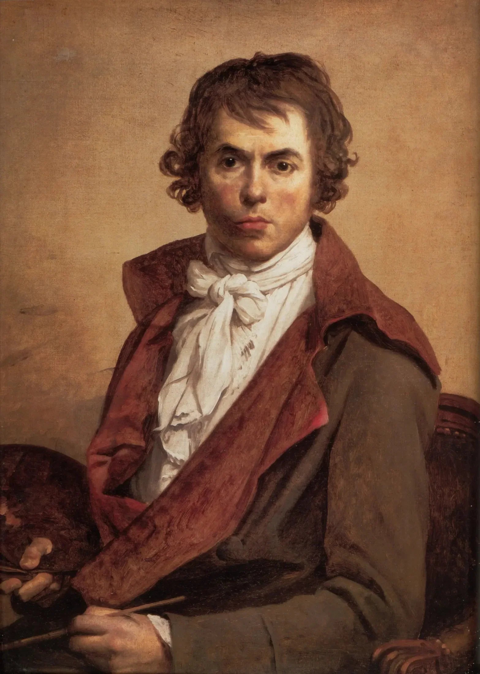 Autoportrait - Jacques-Louis David image 1 tableau peint à l’huile sur toile