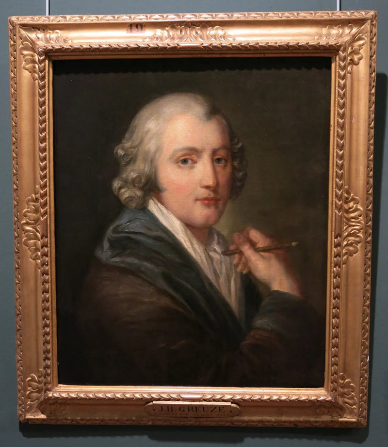 Autorretrato - Jean-Baptiste Greuze
