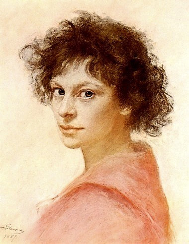 Autoportrait - Maria Slavona image 1 tableau peint à l’huile sur toile