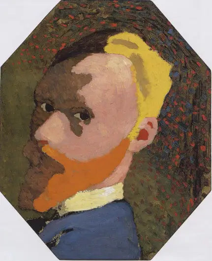 Auto retrato octogonal - Édouard Vuillard