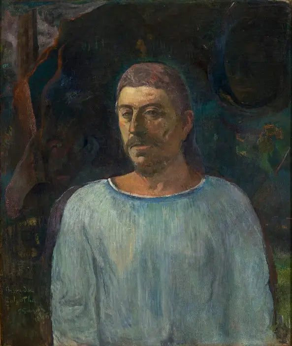 Autorretrato perto do Golgotha - Paul Gauguin