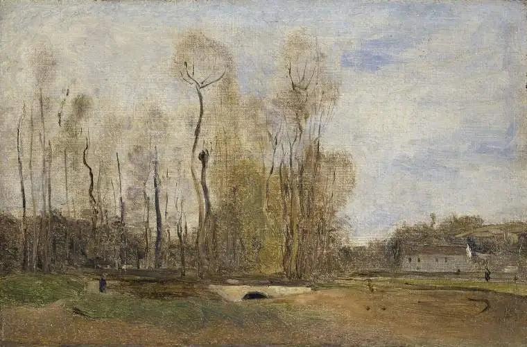 Auvers-sur-Oise: A égua de Daubigny - Jean-Baptiste Camille Corot