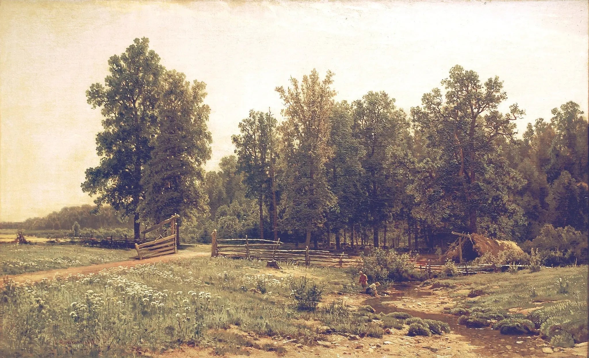 Aux abords de la forêt de chênes - Ivan Chichkine - Alpha Reproduction