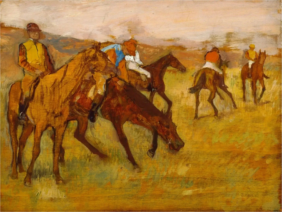 Antes da Corrida - Edgar Degas