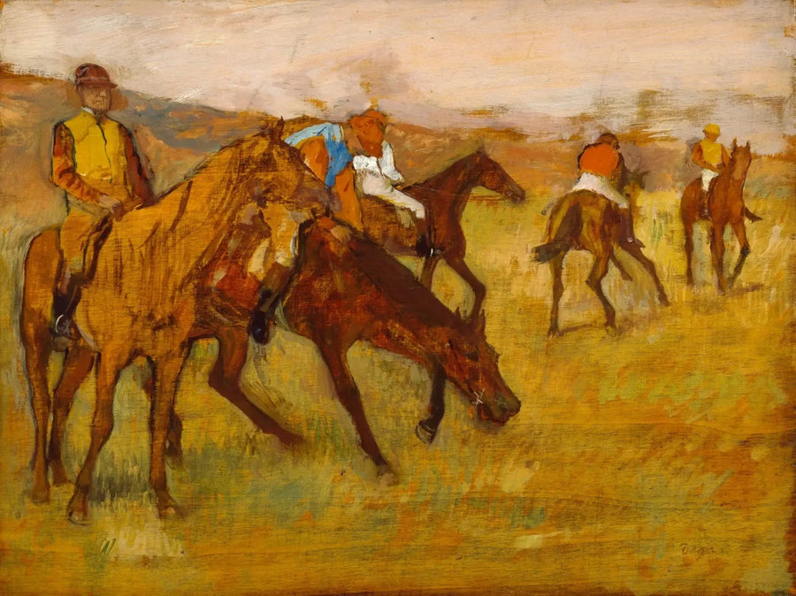 Antes da Corrida - Edgar Degas