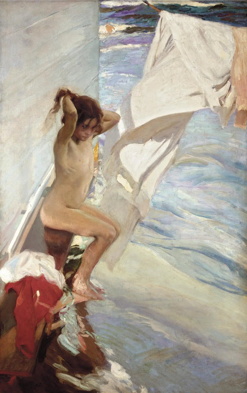 Antes do banho - Joaquín Sorolla