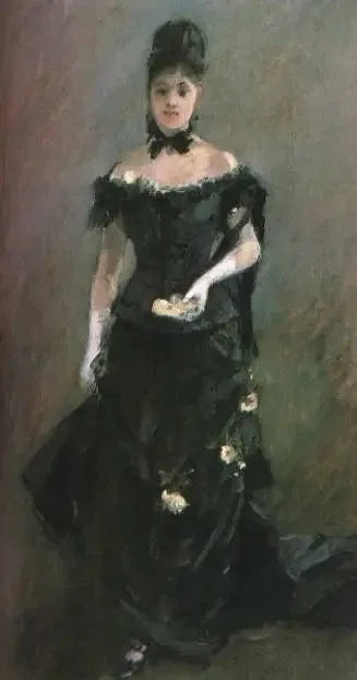 Antes do teatro - Berthe Morisot