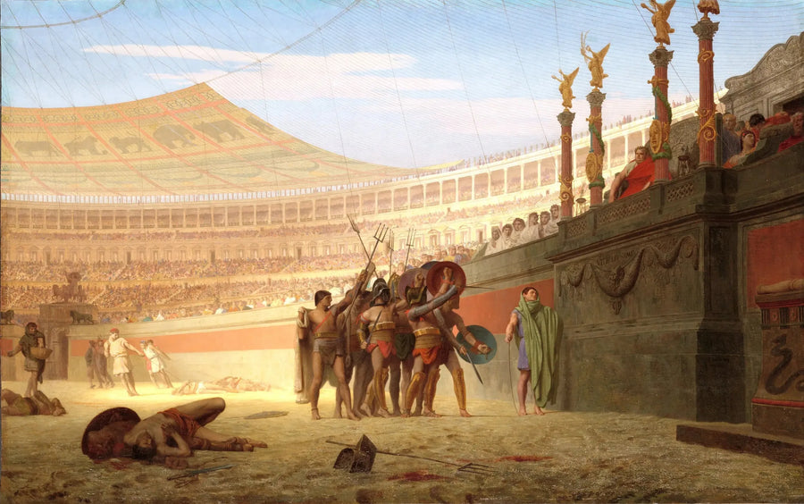 Ave César, os que vão morrer te saúdam - Jean-Léon Gérôme