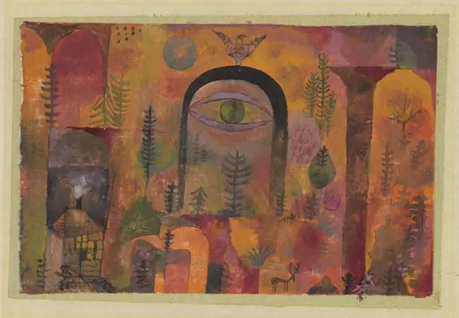 Com a águia - Paul Klee