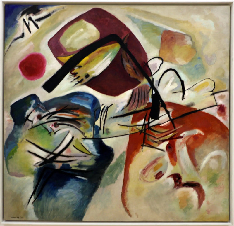 Com o arco preto - Vassily Kandinsky