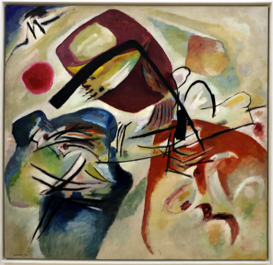 Com o arco preto - Vassily Kandinsky