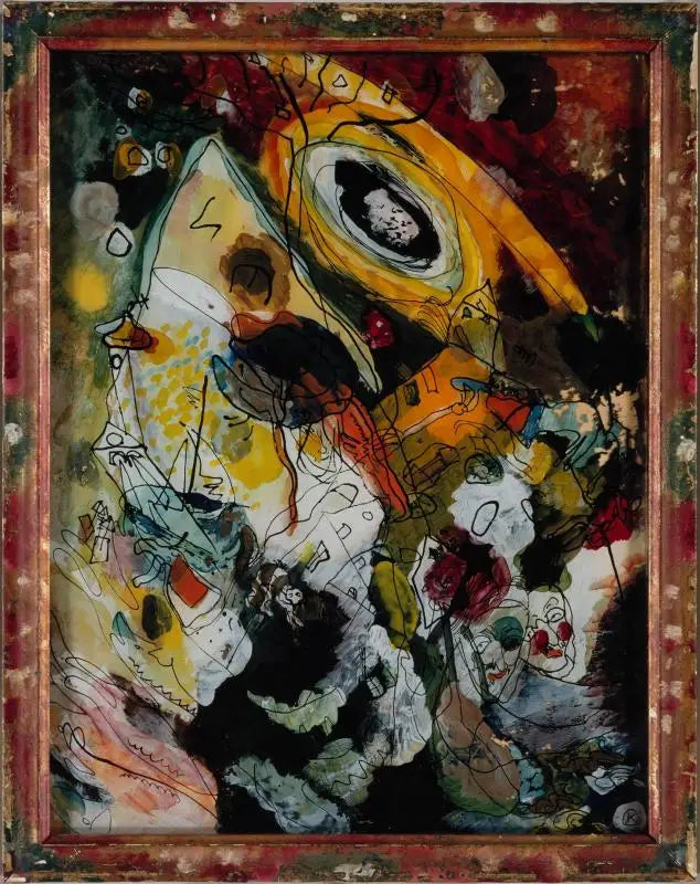 Com óculos de pince-nez - Vassily Kandinsky