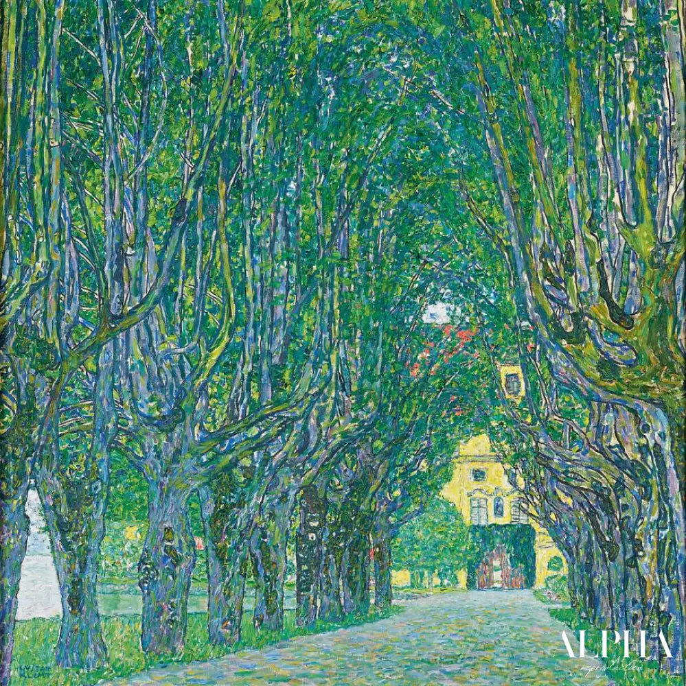 Avenue dans le parc de Schloss Kammer - Gustav Klimt - Reproductions de tableaux et peintures haut de gamme