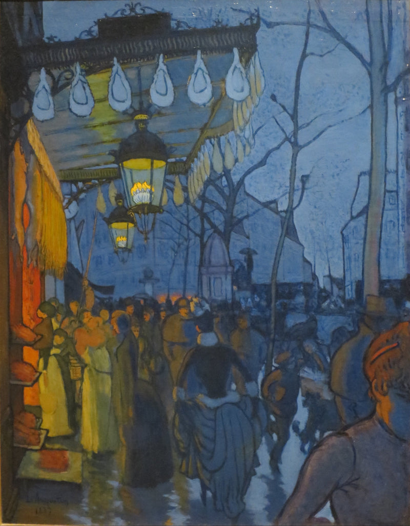 Avenue de Clichy, cinco horas da noite - Louis Anquetin