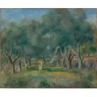 Avenida dos Oliveiras - Pierre-Auguste Renoir