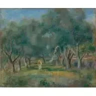 Avenida dos Oliveiras - Pierre-Auguste Renoir