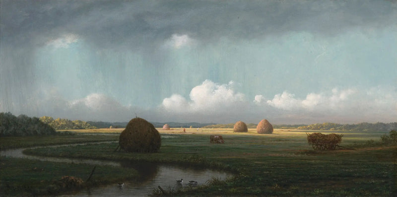 Aversões súbitas, pântanos de Newbury - Martin Johnson Heade